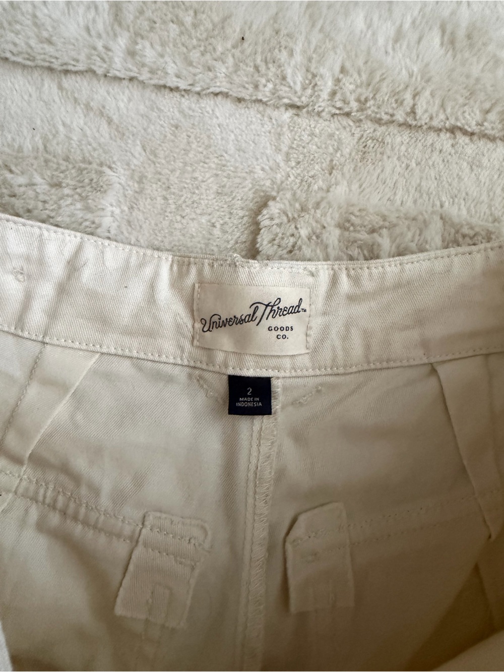 Universal Thread White Straight-Leg Pants - Picture 3 of 8